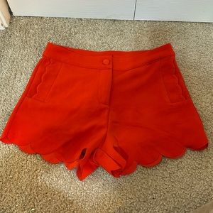 Annabella Scalloped Hem shorts